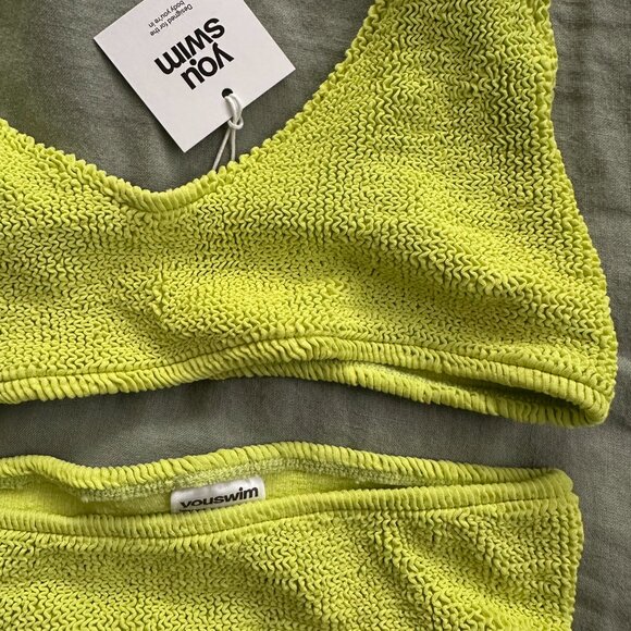 NWT Youswim Eva High Waist Two-Piece in Yuzu - Picture 2 of 5